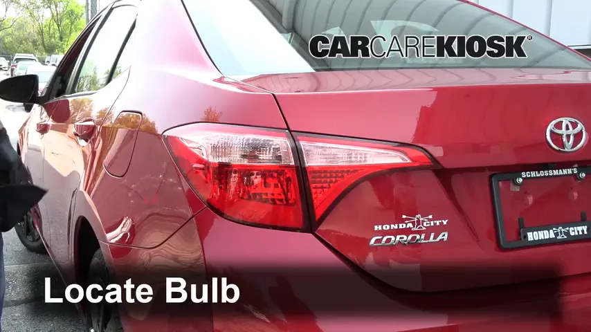 2018 Toyota Corolla LE 1.8L 4 Cyl. Lights Reverse Light (replace bulb)